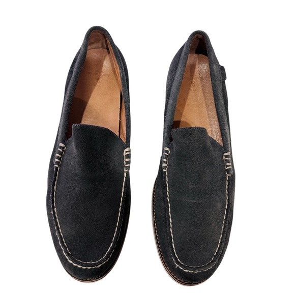 Polo Ralph Lauren fulford gray suede loafers EUC main image 5